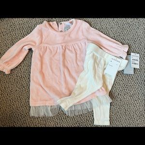 NWT 2 piece Nordstrom dress and footless tights